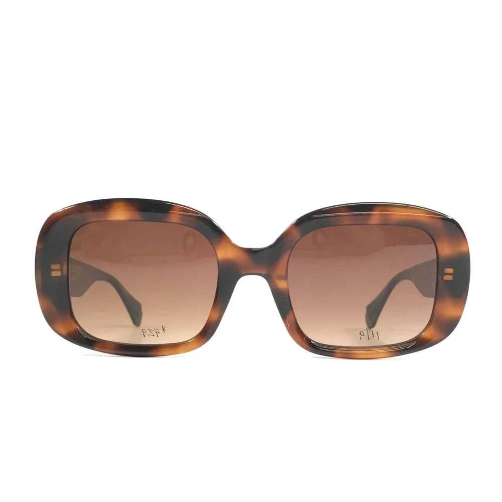 Gigi Studios Sunglasses BITTER 6942/2 Tortoise Frames with Gradient Brown Lenses